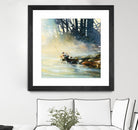 Ensemble by Roland Palmaerts on GIANT ART - blue landscape