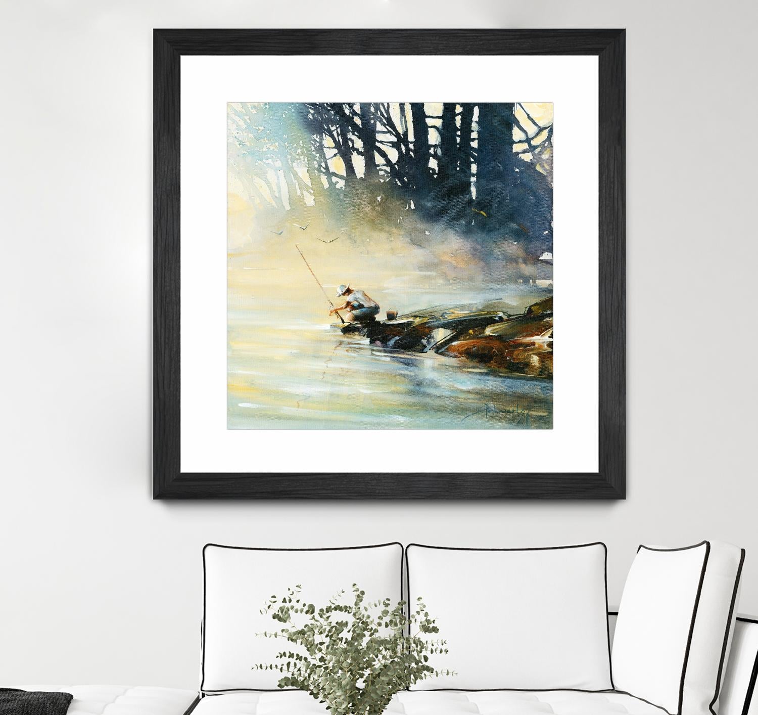 Ensemble by Roland Palmaerts on GIANT ART - blue landscape