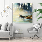 Ensemble by Roland Palmaerts on GIANT ART - blue landscape