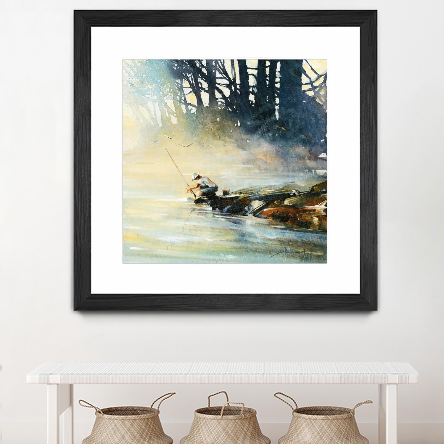 Ensemble by Roland Palmaerts on GIANT ART - blue landscape