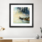 Ensemble by Roland Palmaerts on GIANT ART - blue landscape