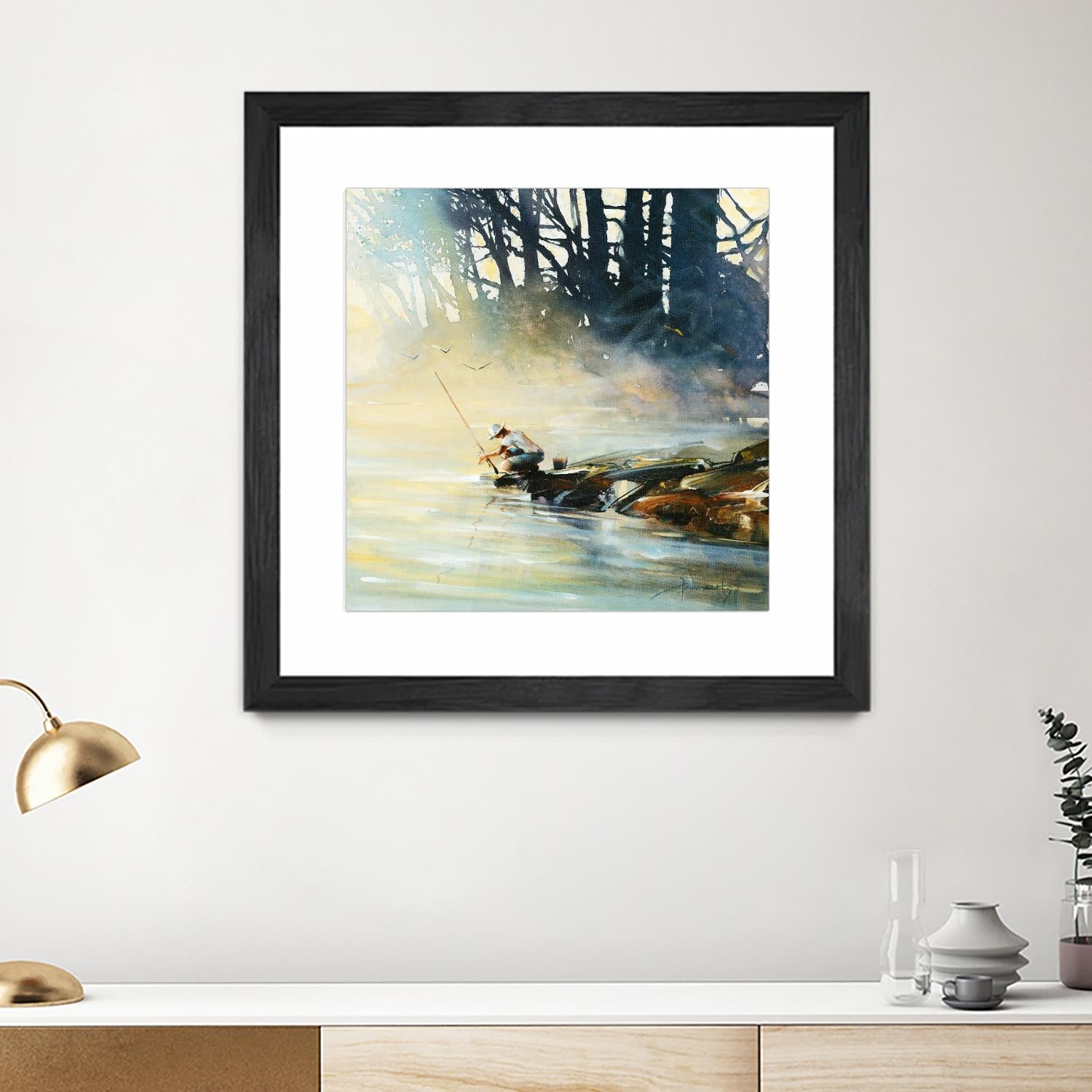 Ensemble by Roland Palmaerts on GIANT ART - blue landscape