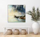 Ensemble by Roland Palmaerts on GIANT ART - blue landscape