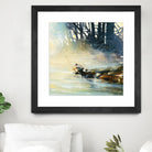 Ensemble by Roland Palmaerts on GIANT ART - blue landscape