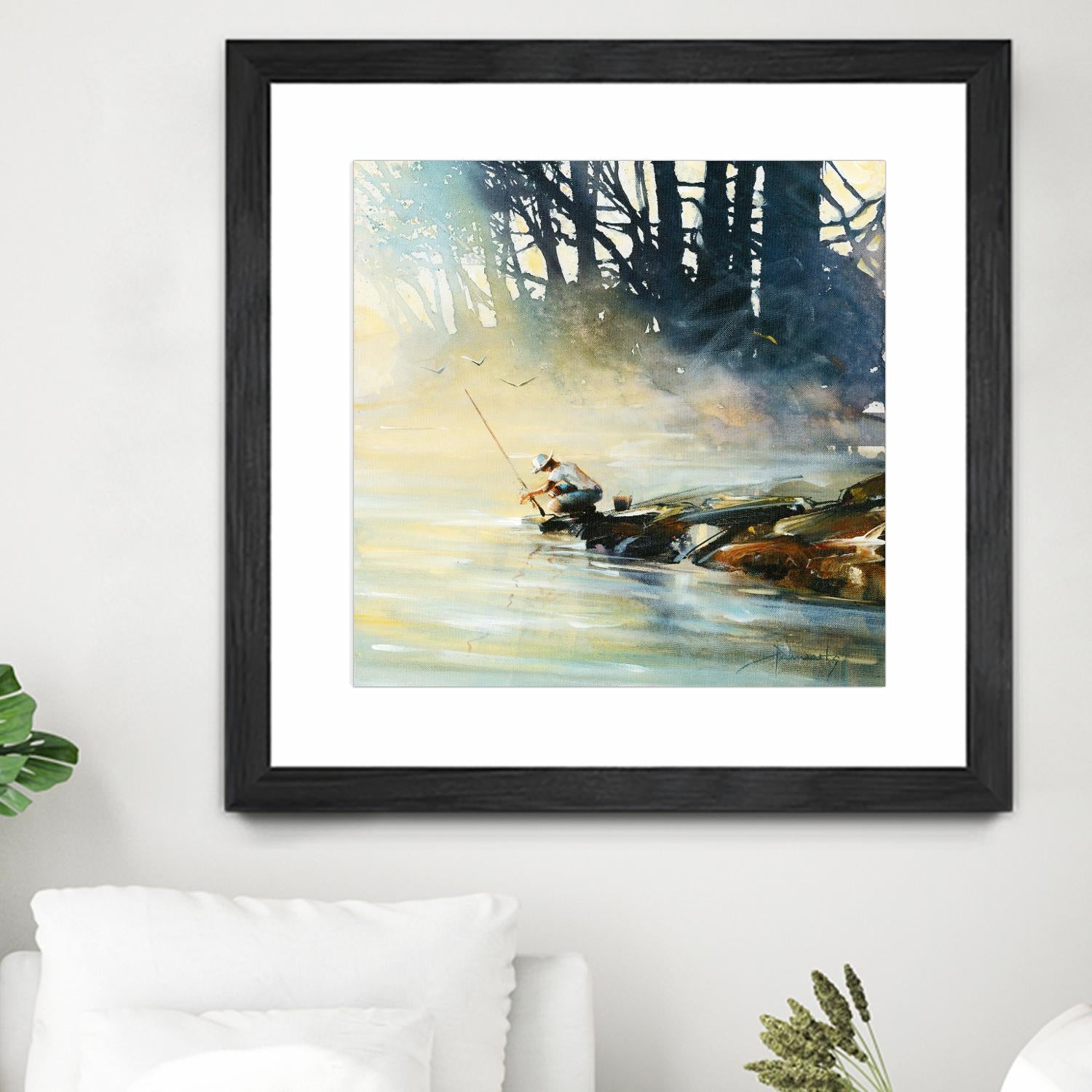 Ensemble by Roland Palmaerts on GIANT ART - blue landscape