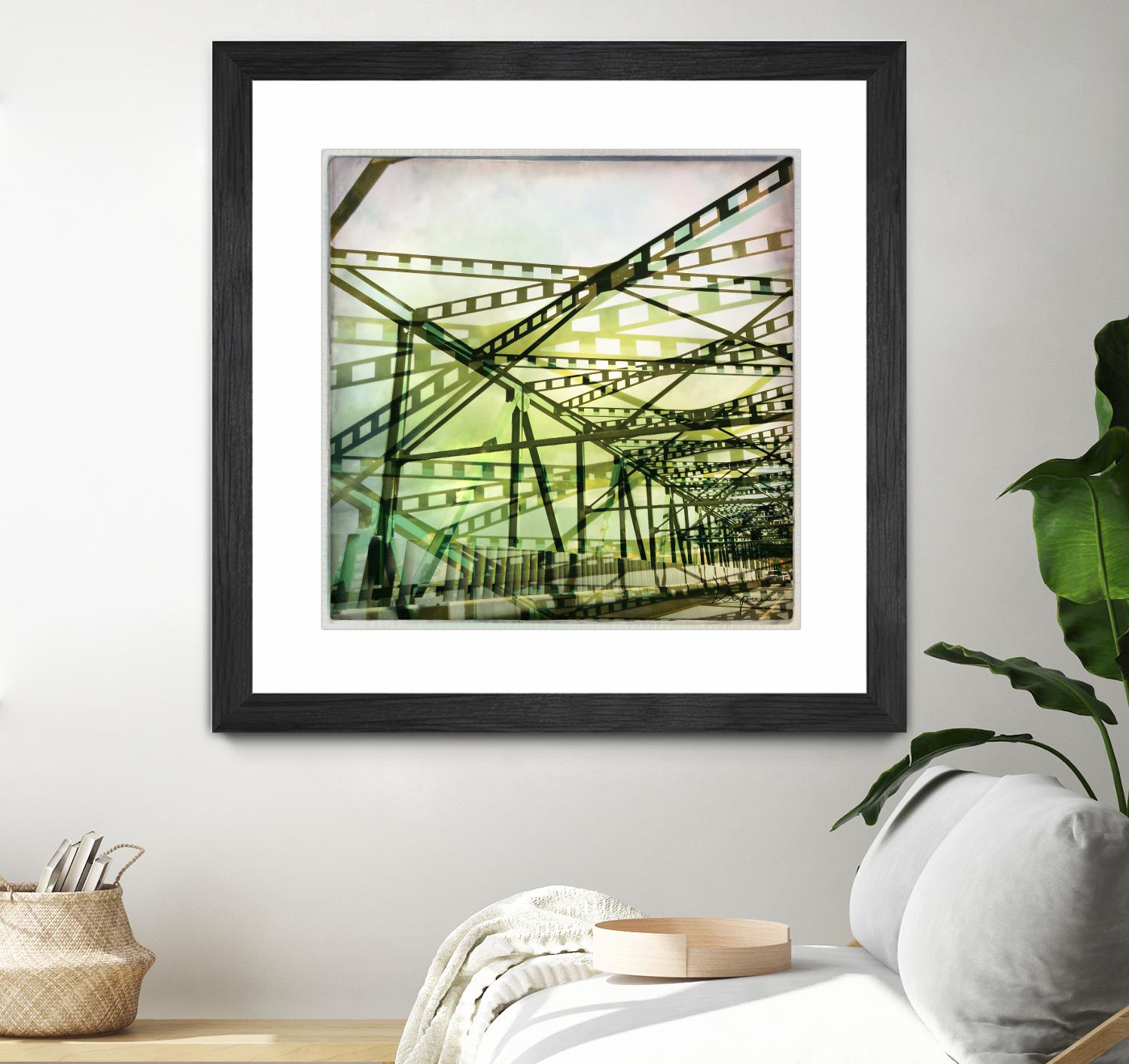 Bridge structure I by Jean-François Dupuis on GIANT ART - grey city scene