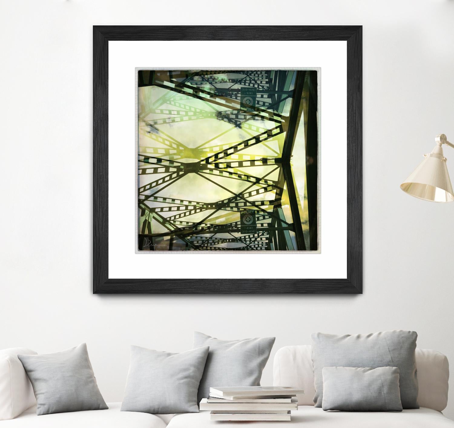 Bridge structure III by Jean-François Dupuis on GIANT ART - grey city scene