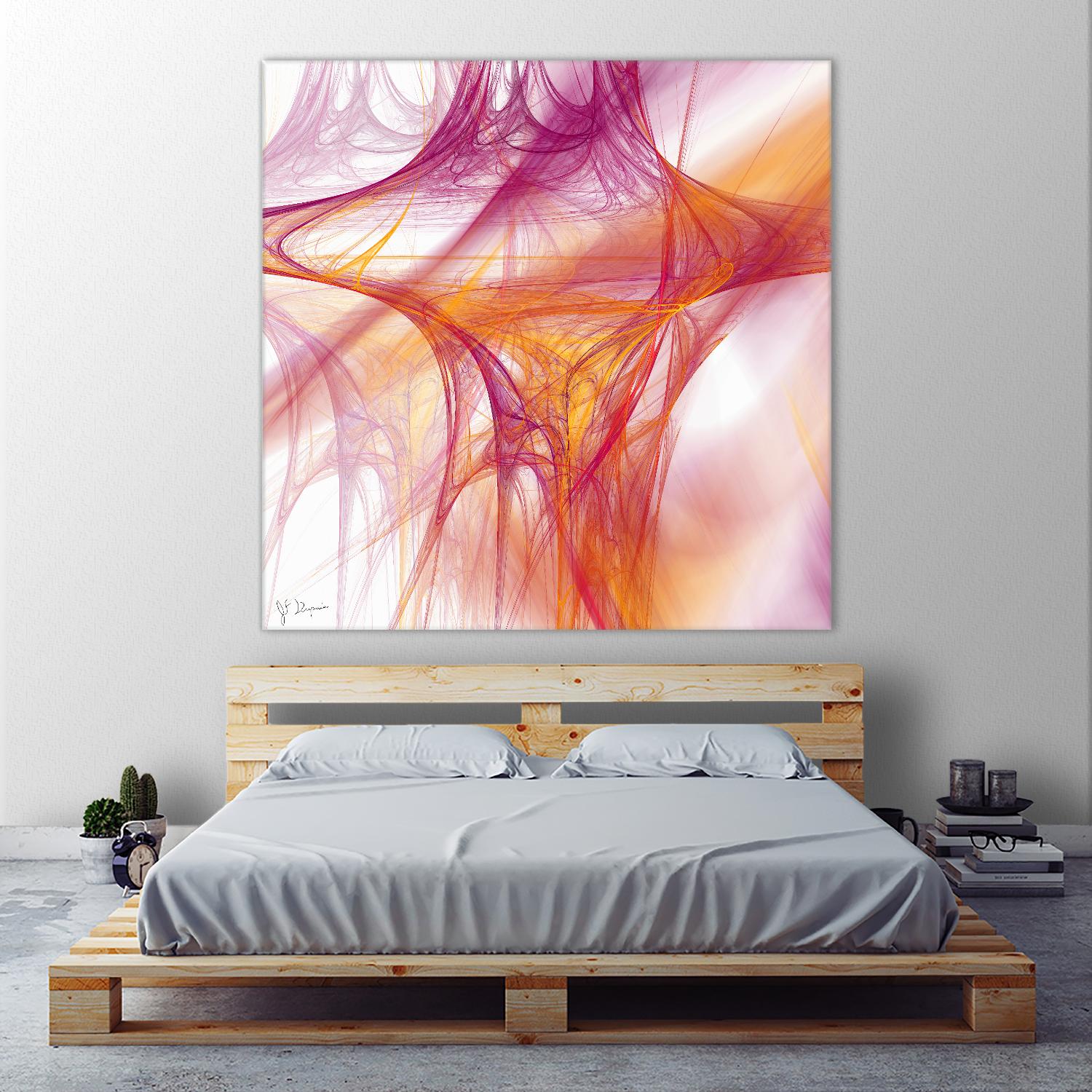 Mutation II by Jean-François Dupuis on GIANT ART - pink abstract