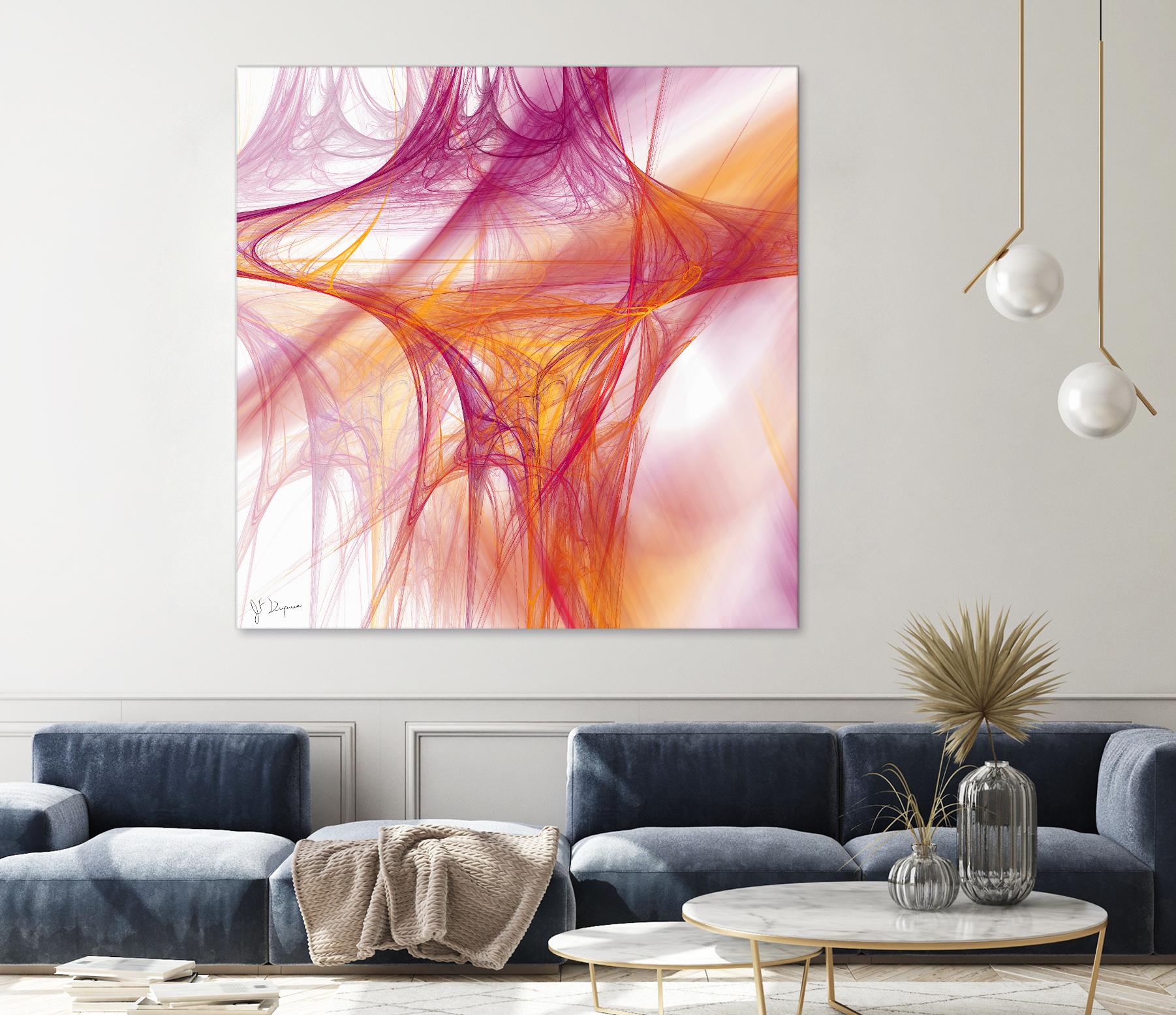 Mutation II by Jean-François Dupuis on GIANT ART - pink abstract