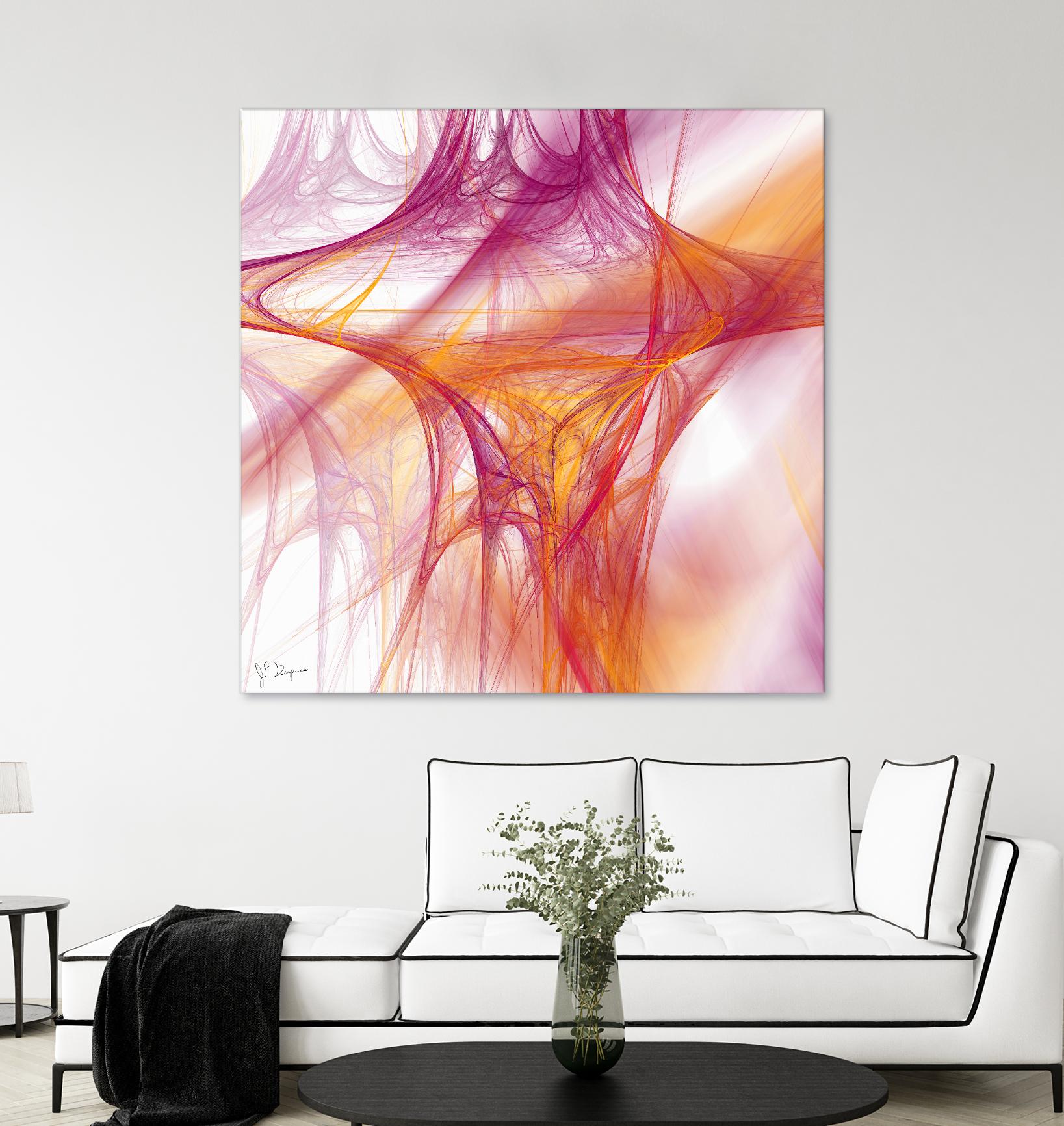 Mutation II by Jean-François Dupuis on GIANT ART - pink abstract