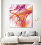 Mutation II by Jean-François Dupuis on GIANT ART - pink abstract