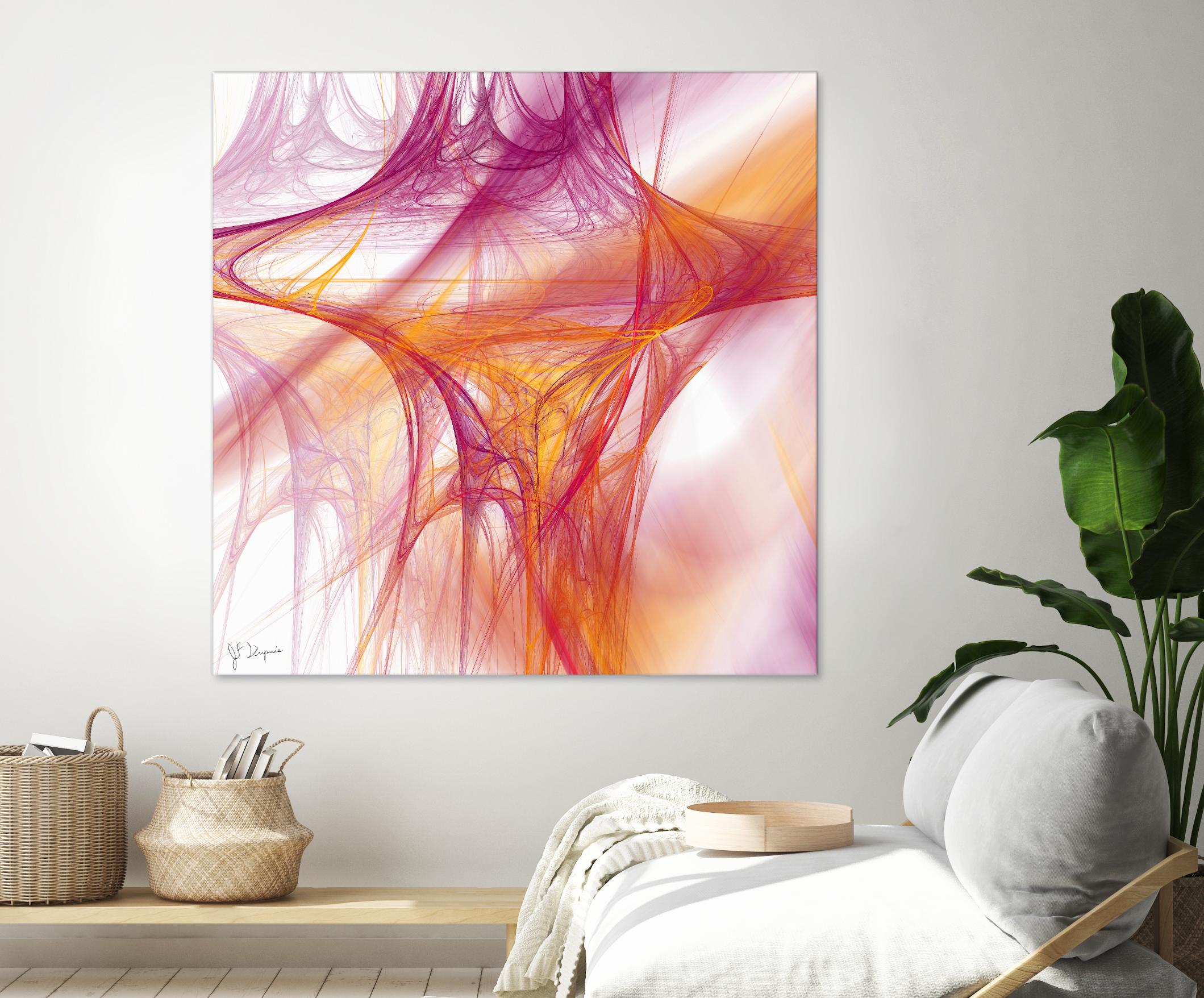 Mutation II by Jean-François Dupuis on GIANT ART - pink abstract