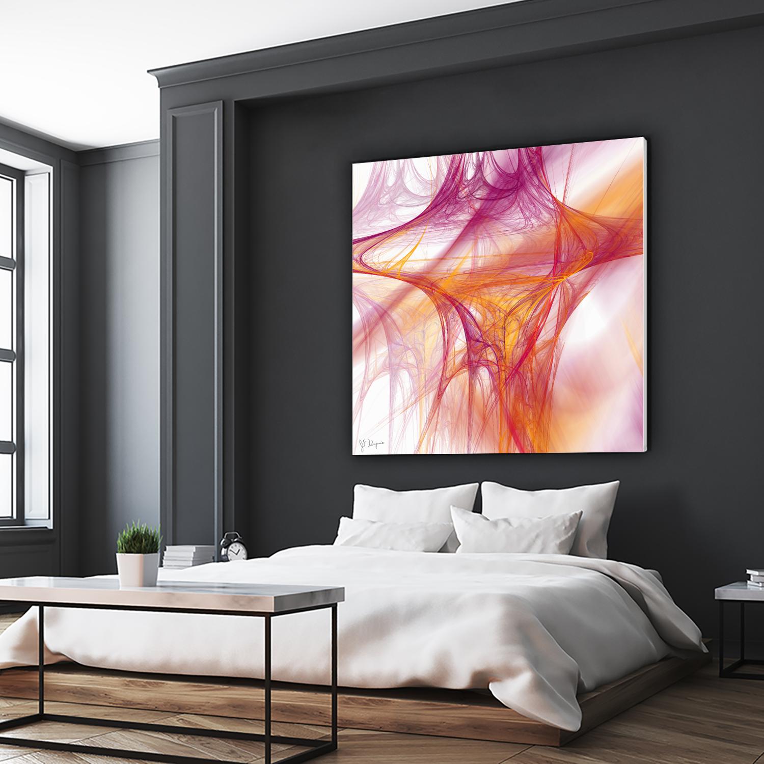 Mutation II by Jean-François Dupuis on GIANT ART - pink abstract