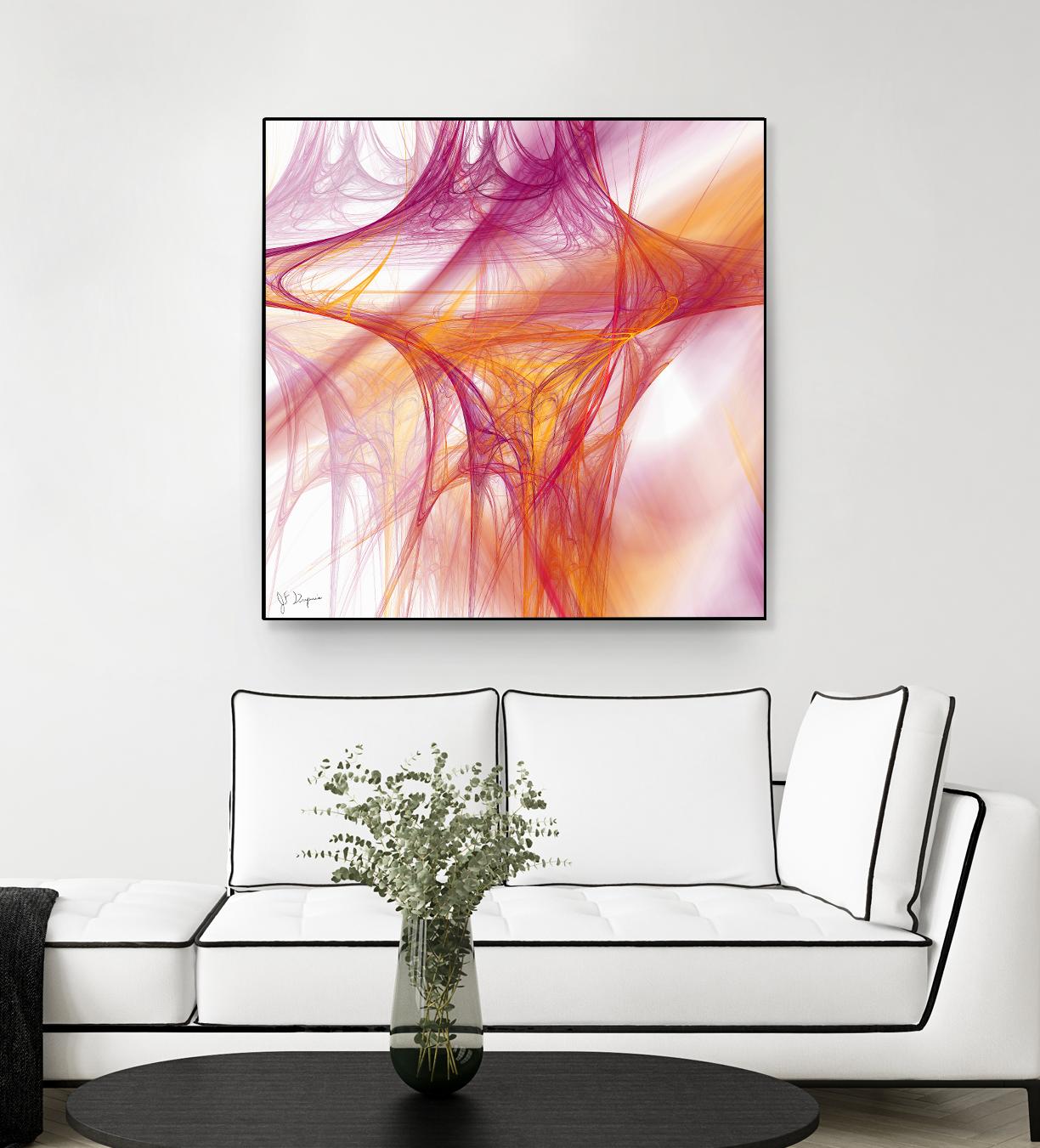 Mutation II by Jean-François Dupuis on GIANT ART - pink abstract