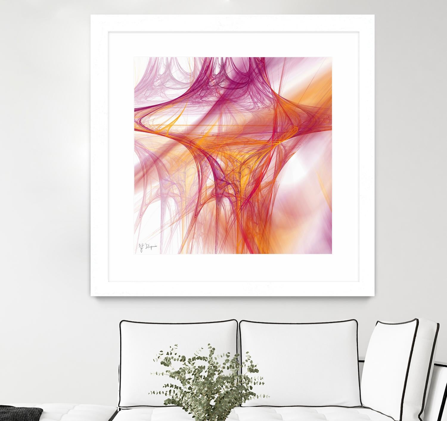 Mutation II by Jean-François Dupuis on GIANT ART - pink abstract