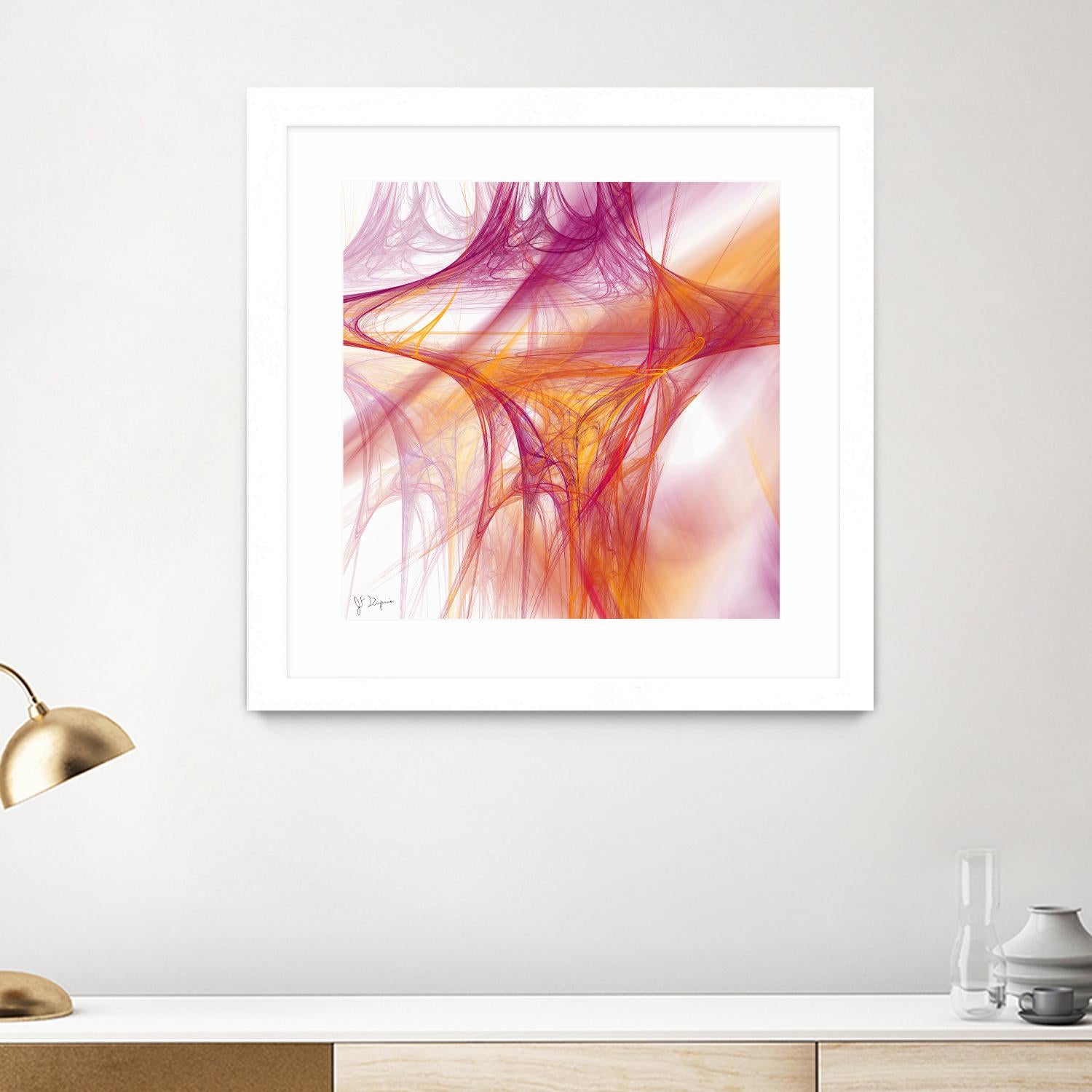 Mutation II by Jean-François Dupuis on GIANT ART - pink abstract