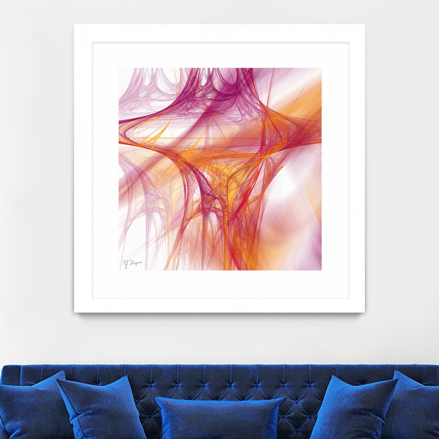 Mutation II by Jean-François Dupuis on GIANT ART - pink abstract