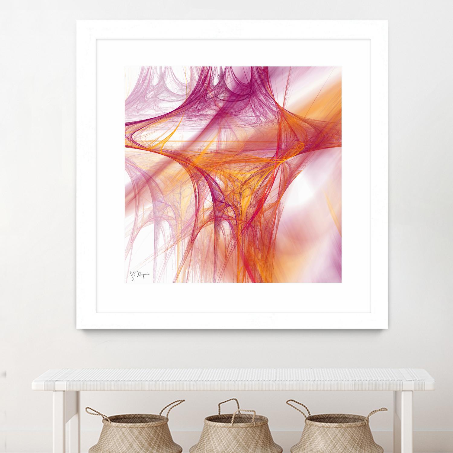 Mutation II by Jean-François Dupuis on GIANT ART - pink abstract