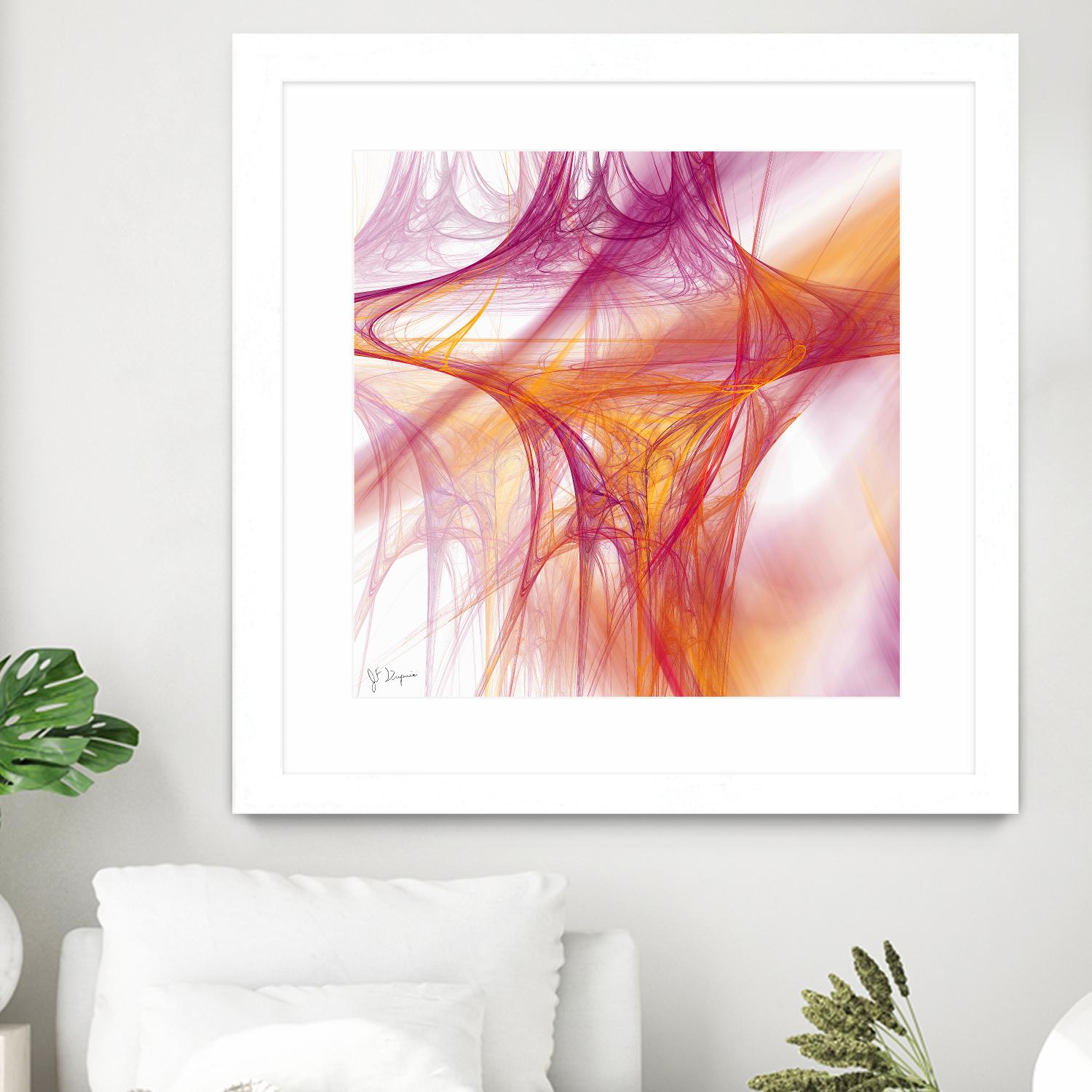 Mutation II by Jean-François Dupuis on GIANT ART - pink abstract