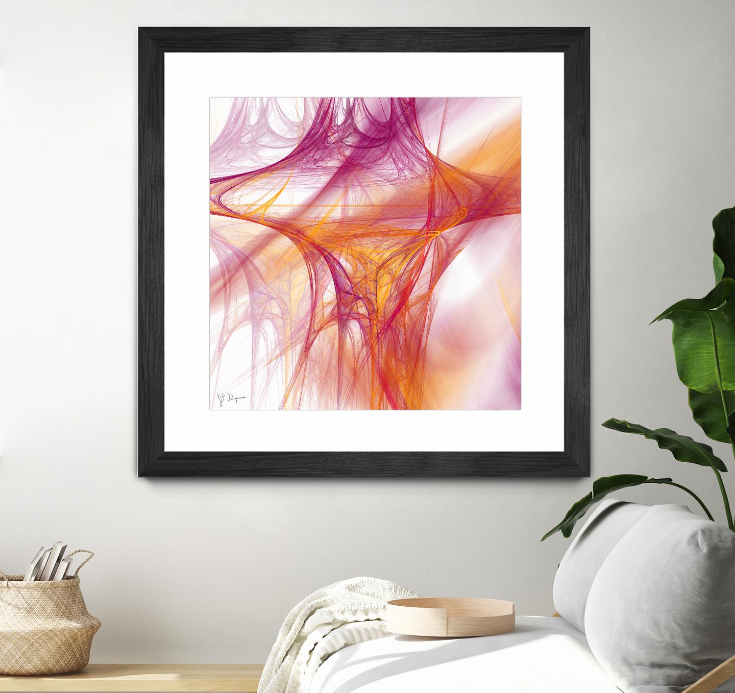 Mutation II by Jean-François Dupuis on GIANT ART - pink abstract