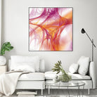 Mutation II by Jean-François Dupuis on GIANT ART - pink abstract