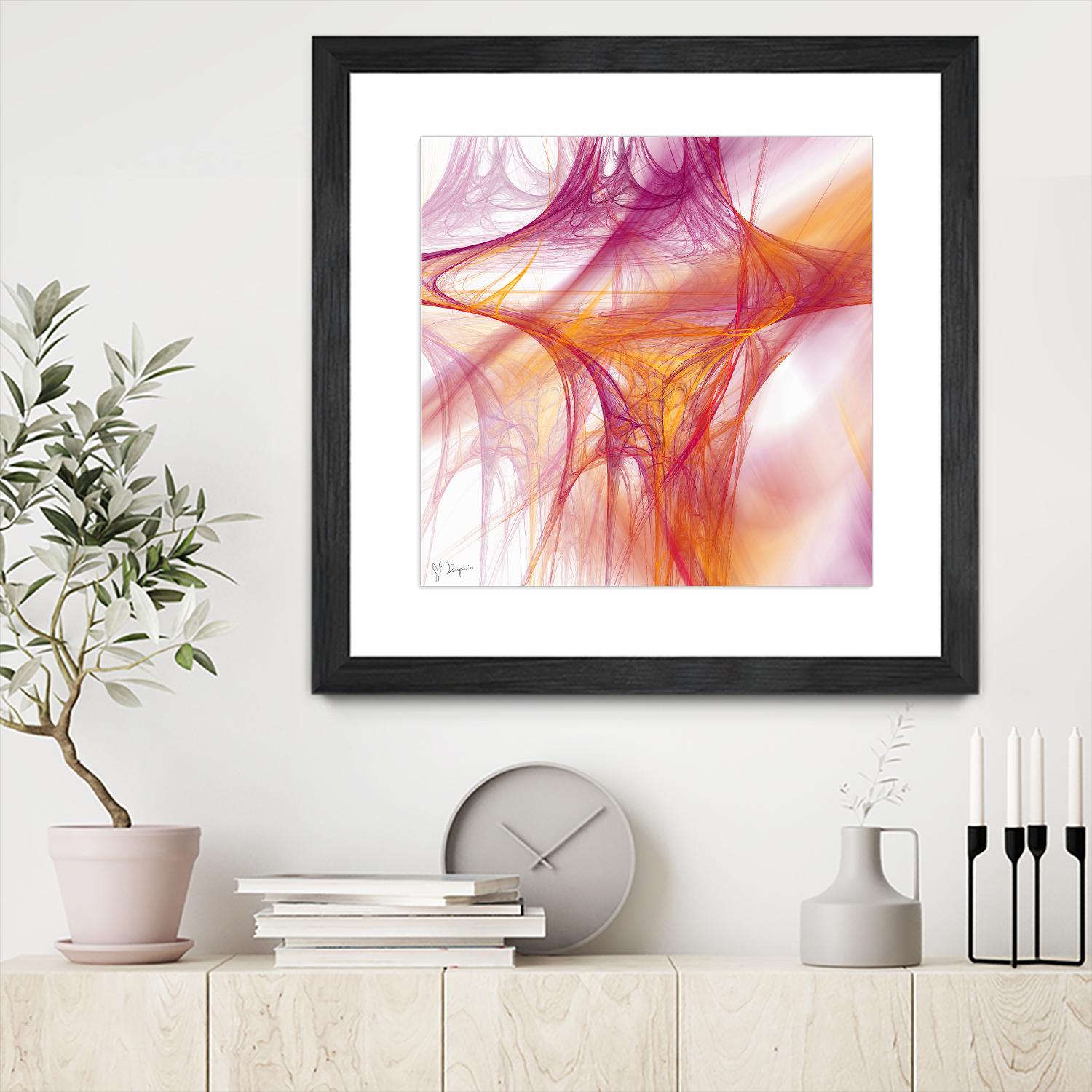 Mutation II by Jean-François Dupuis on GIANT ART - pink abstract