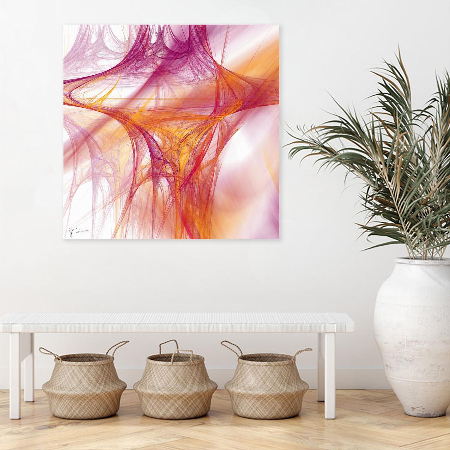 Mutation II by Jean-François Dupuis on GIANT ART - pink digital quebecois