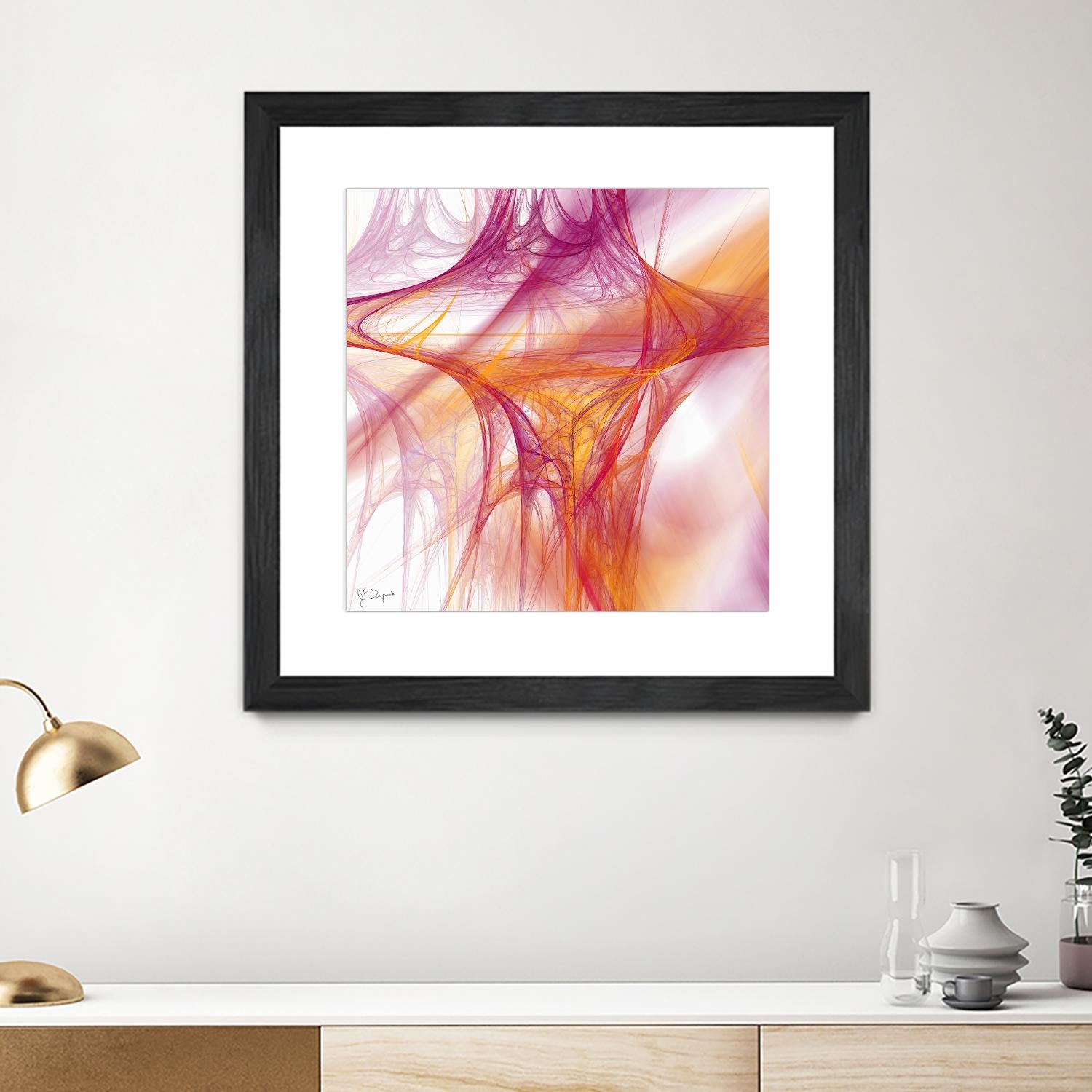 Mutation II by Jean-François Dupuis on GIANT ART - pink abstract