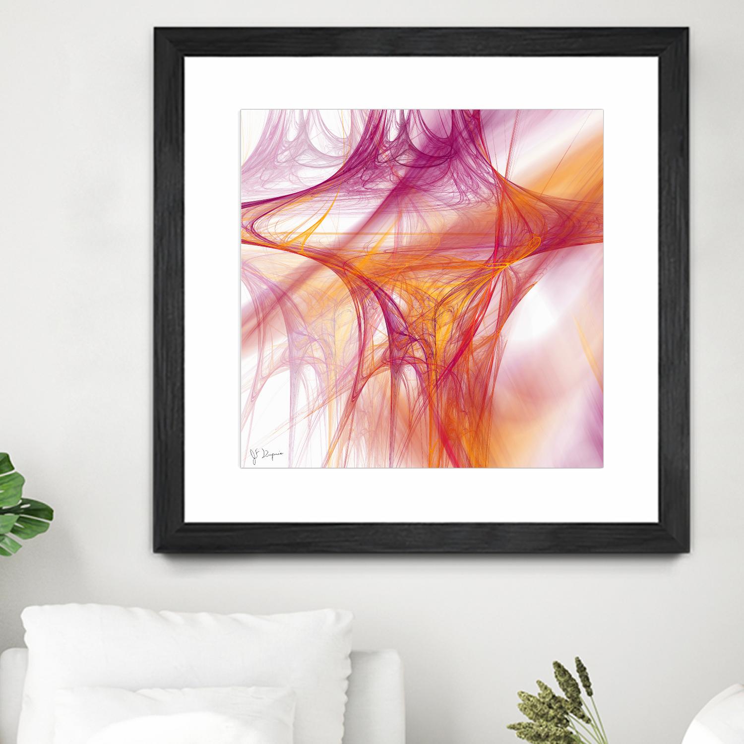 Mutation II by Jean-François Dupuis on GIANT ART - pink abstract