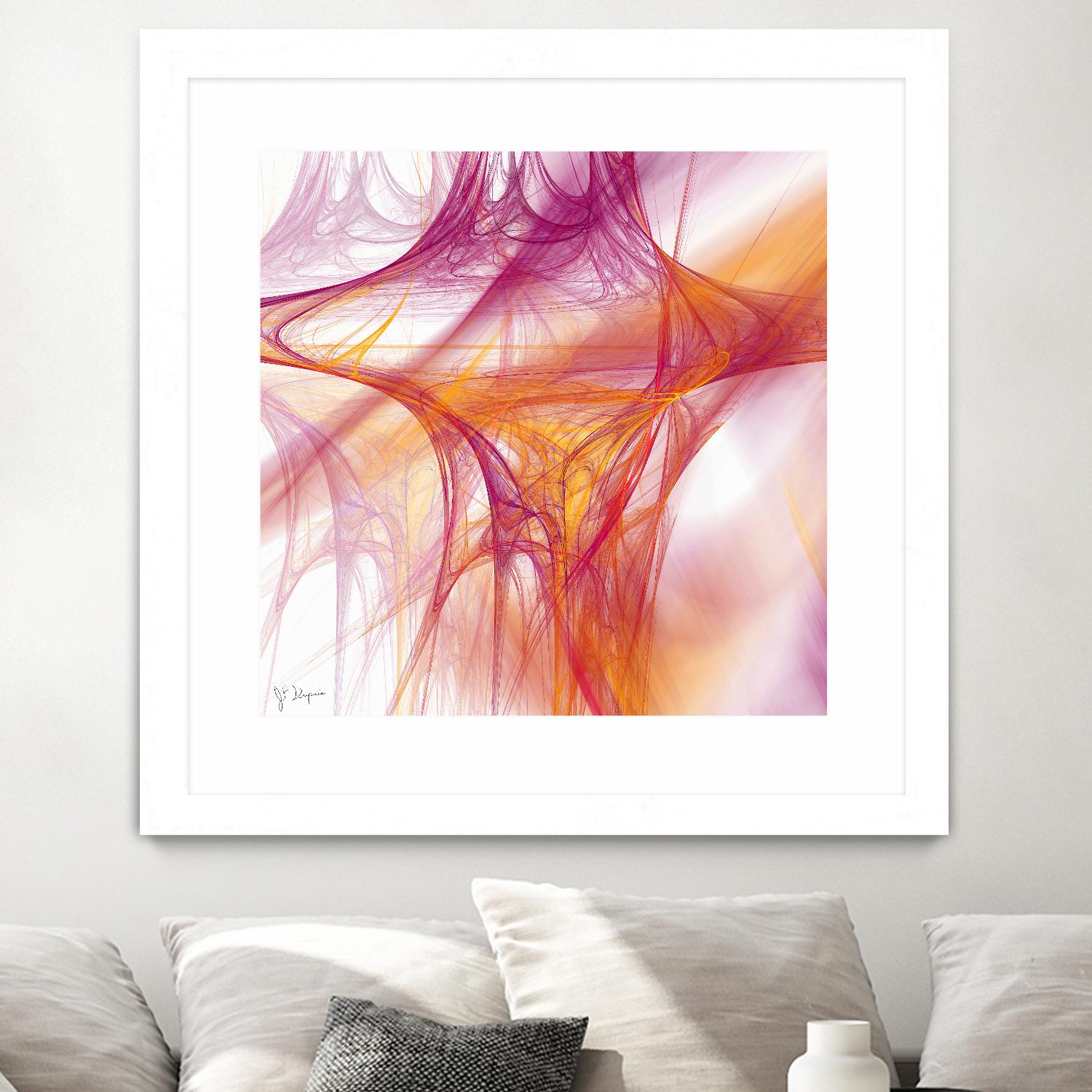 Mutation II by Jean-François Dupuis on GIANT ART - pink abstract