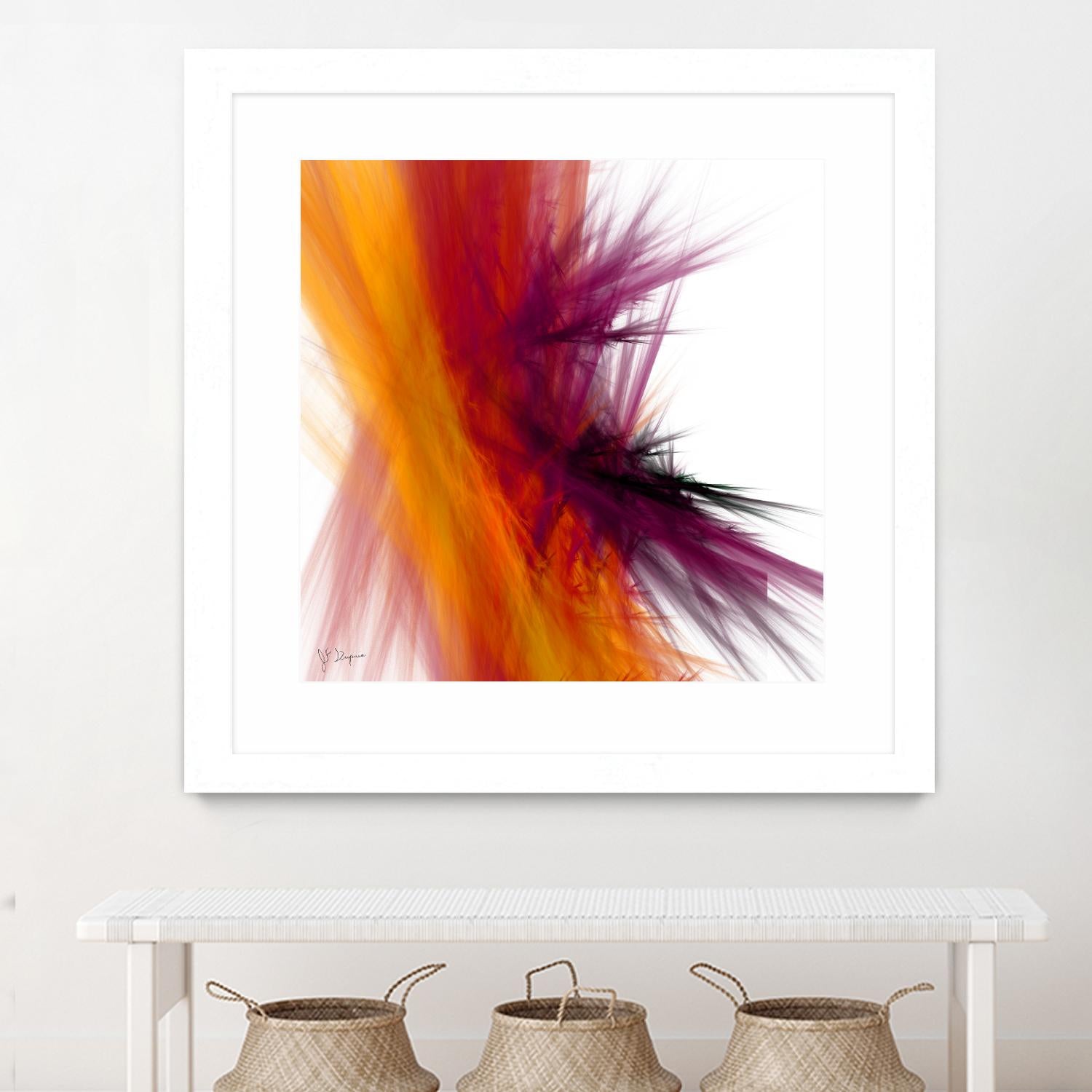 Mutation V by Jean-François Dupuis on GIANT ART - yellow abstract