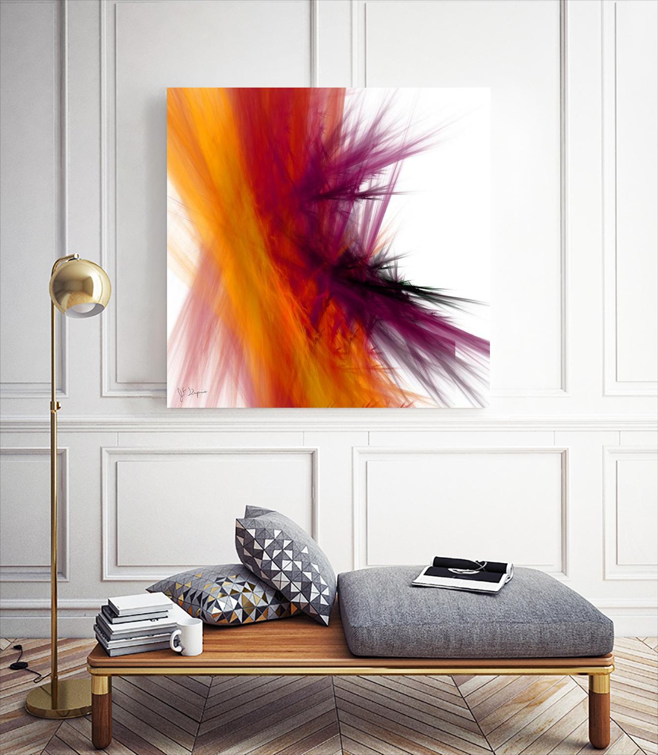 Mutation V by Jean-François Dupuis on GIANT ART - red digital canadien