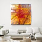 Mutation VI by Jean-François Dupuis on GIANT ART - yellow abstract