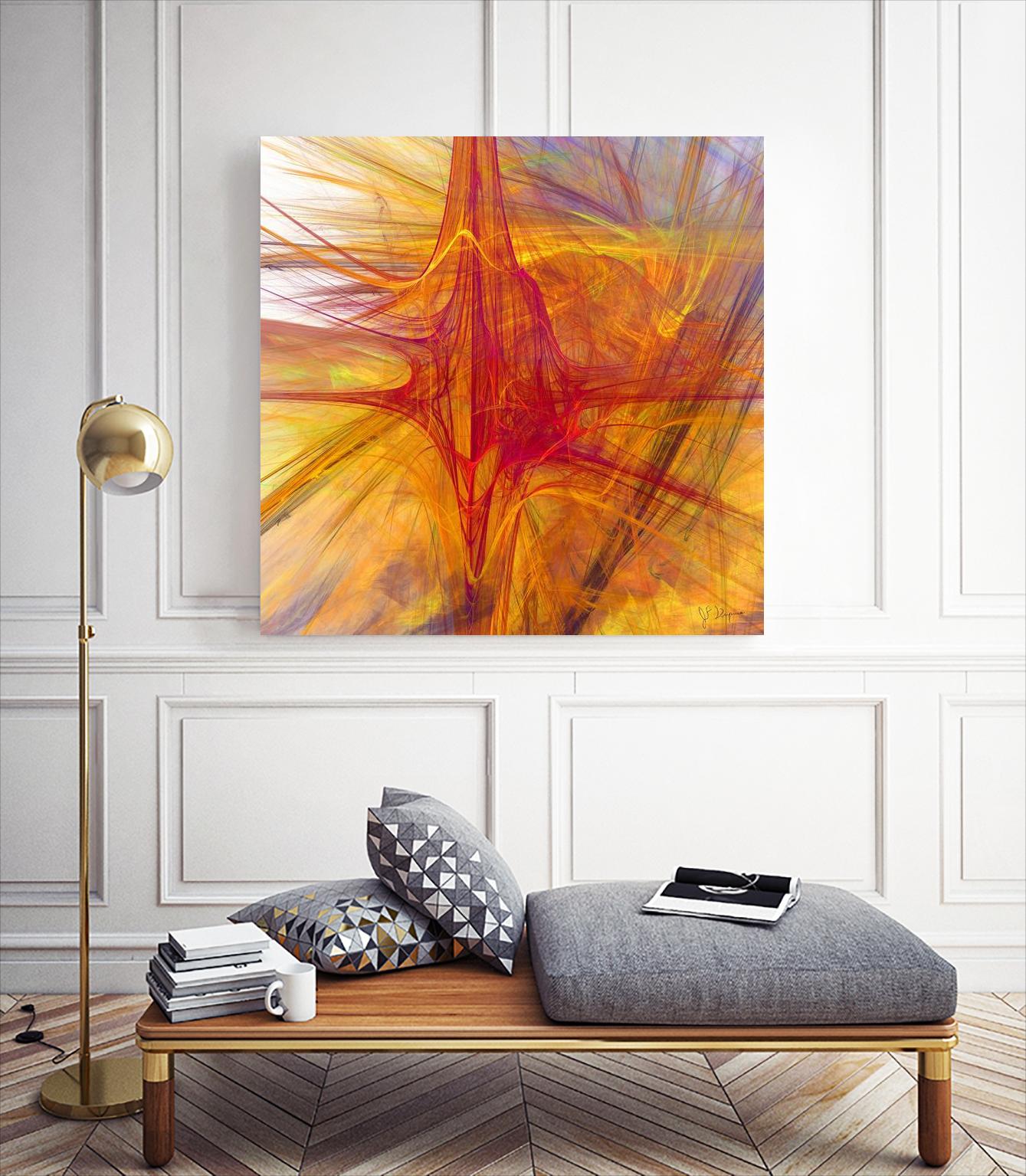 Mutation VI by Jean-François Dupuis on GIANT ART - red digital canadien