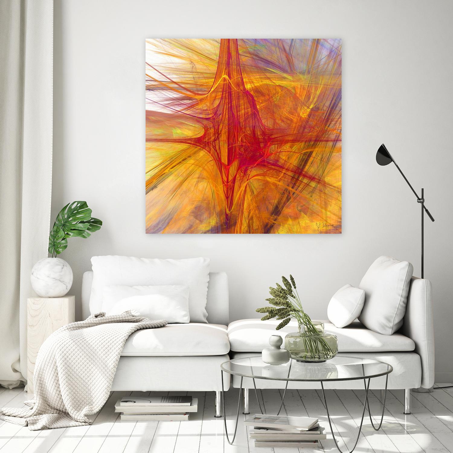 Mutation VI by Jean-François Dupuis on GIANT ART - red digital canadien