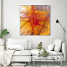 Mutation VI by Jean-François Dupuis on GIANT ART - yellow abstract