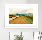 Colored Fields II by Jacques Clement on GIANT ART - yellow landscape