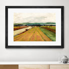 Colored Fields II by Jacques Clement on GIANT ART - yellow landscape