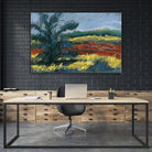 Pastel Landscape II by Jacques Clement on GIANT ART - blue landscape