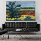 Pastel Landscape II by Jacques Clement on GIANT ART - blue landscape