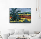 Pastel Landscape II by Jacques Clement on GIANT ART - blue landscape