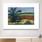 Pastel Landscape II by Jacques Clement on GIANT ART - blue landscape