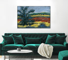 Pastel Landscape II by Jacques Clement on GIANT ART - blue landscape