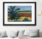 Pastel Landscape II by Jacques Clement on GIANT ART - blue landscape