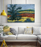 Pastel Landscape II by Jacques Clement on GIANT ART - blue landscape