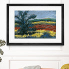 Pastel Landscape II by Jacques Clement on GIANT ART - blue landscape