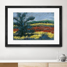 Pastel Landscape II by Jacques Clement on GIANT ART - blue landscape