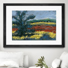 Pastel Landscape II by Jacques Clement on GIANT ART - blue landscape