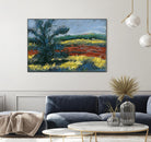 Pastel Landscape II by Jacques Clement on GIANT ART - blue landscape