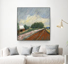 Pastel Landscape V by Jacques Clement on GIANT ART - blue landscape